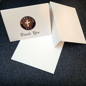 Thank you Cards with Columbiette Logo